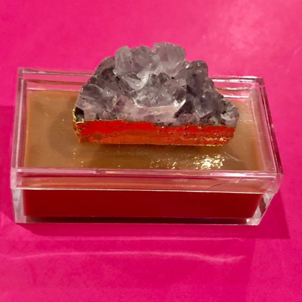 Dara Ettinger amethyst druzy box